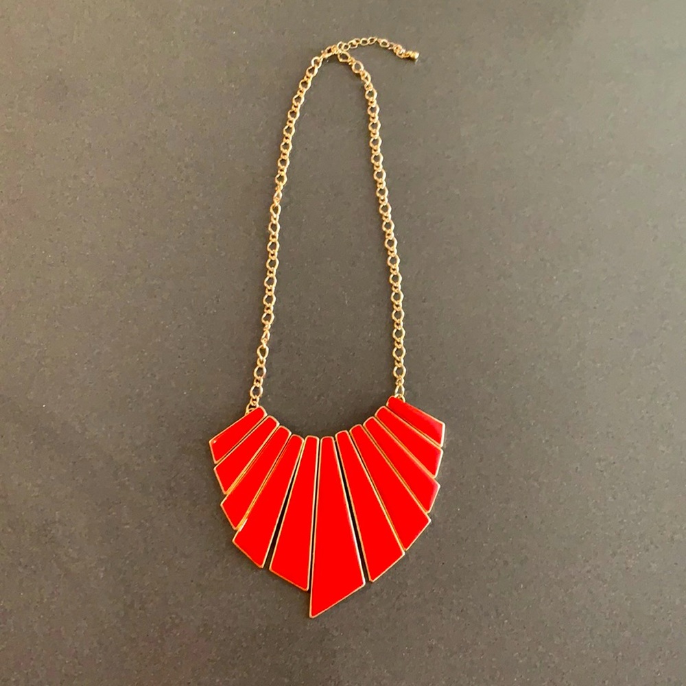 Red and Gold Neckalce